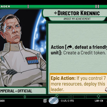 Director Krennic - Amidst My Achievement (8/264) (8/264) [A Lawless Time]