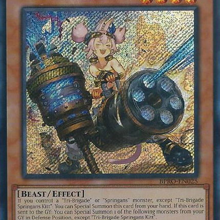 Tri-Brigade Springans Kitt [BPRO-EN025] Secret Rare