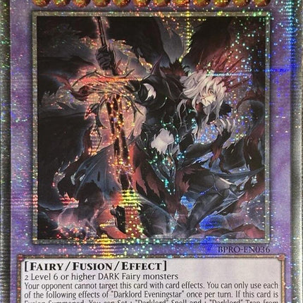 Darklord Eveningstar (Starlight Rare) [BPRO-EN036] Starlight Rare
