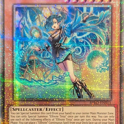 Elfnote Tinia (Starlight Rare) [BPRO-EN011] Starlight Rare