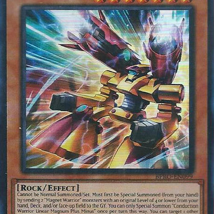 Conduction Warrior Linear Magnum Plus Minus [BPRO-EN099] Super Rare
