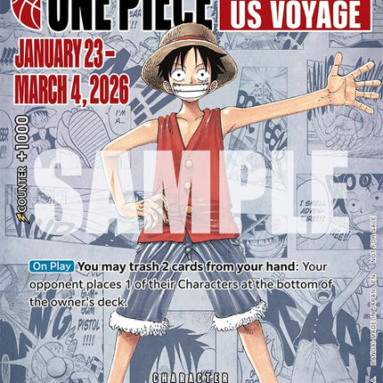 Monkey.D.Luffy (College Basketball US Voyage) [One Piece Promotion Cards]
