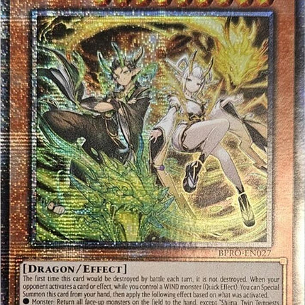 Shiina, Twin Tempests of Celestial Thunder [BPRO-EN027] Starlight Rare