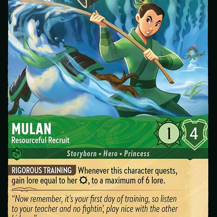 Mulan - Resourceful Recruit (69/204) [Winterspell]