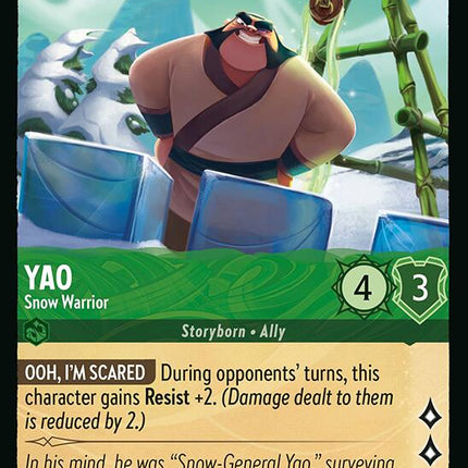 Yao - Snow Warrior (73/204) [Winterspell]