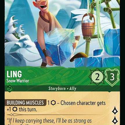 Ling - Snow Warrior (75/204) [Winterspell]