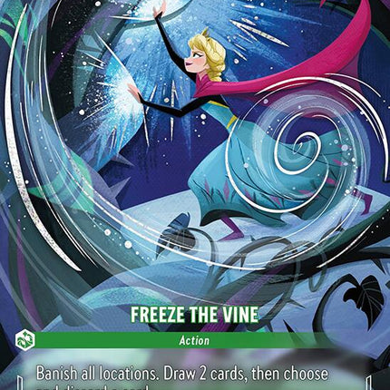 Freeze the Vine (Enchanted) (231/204) [Winterspell]