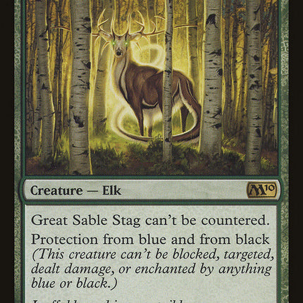 Great Sable Stag [Magic 2010]