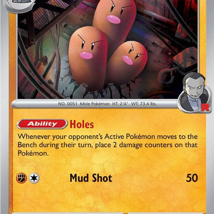 Team Rocket's Dugtrio (101/217) [Mega Evolution: Ascended Heroes]