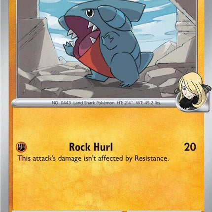 Cynthia's Gible (109/217) [Mega Evolution: Ascended Heroes]