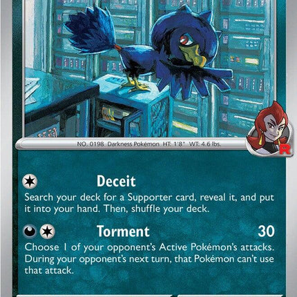 Team Rocket's Murkrow (126/217) [Mega Evolution: Ascended Heroes]