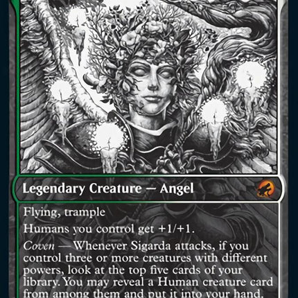 Sigarda, Champion of Light (Showcase) [Innistrad: Midnight Hunt]