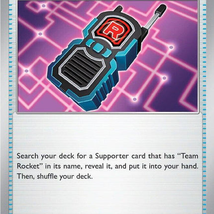 Team Rocket's Transceiver (209/217) [Mega Evolution: Ascended Heroes]
