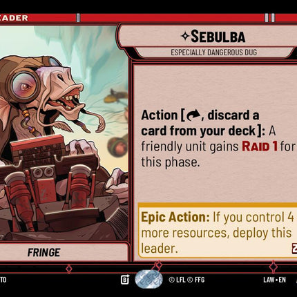 Sebulba - Especially Dangerous Dug (12/264) (12/264) [A Lawless Time]