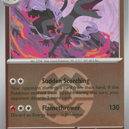 Salazzle (035/217) (Quick Ball) [Mega Evolution: Ascended Heroes]