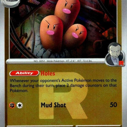 Team Rocket's Dugtrio (101/217) (Team Rocket) [Mega Evolution: Ascended Heroes]