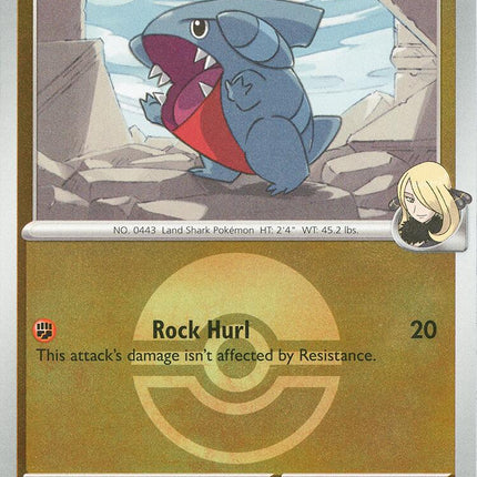 Cynthia's Gible (109/217) (Poke Ball) [Mega Evolution: Ascended Heroes]