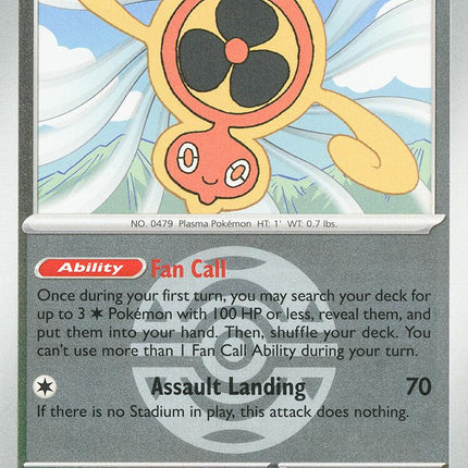 Fan Rotom (171/217) (Dusk Ball) [Mega Evolution: Ascended Heroes]