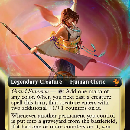 Yuna, Grand Summoner (Extended Art) [FINAL FANTASY Commander]