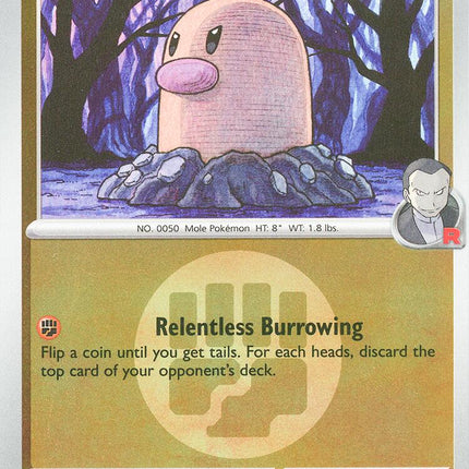 Team Rocket's Diglett (100/217) (Energy Symbol Pattern) [Mega Evolution: Ascended Heroes]