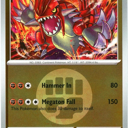 Groudon (108/217) (Energy Symbol Pattern) [Mega Evolution: Ascended Heroes]