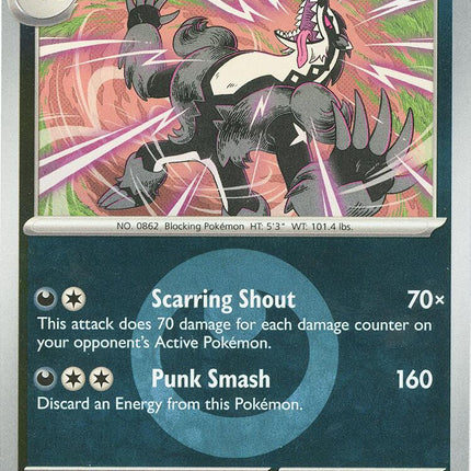 Galarian Obstagoon (132/217) (Energy Symbol Pattern) [Mega Evolution: Ascended Heroes]