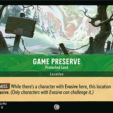 Game Preserve - Protected Land (102/204) [Winterspell]