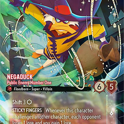 Negaduck - Public Enemy Number One (Enchanted) (232/204) [Winterspell]