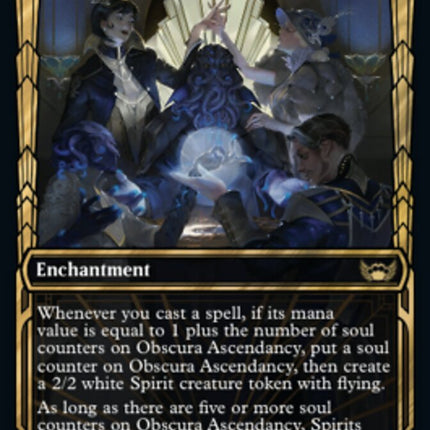 Obscura Ascendancy (Showcase Golden Age Gilded Foil) [Streets of New Capenna]