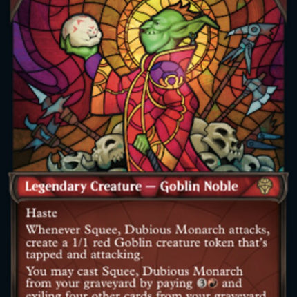 Squee, Dubious Monarch (Showcase Textured) [Dominaria United]