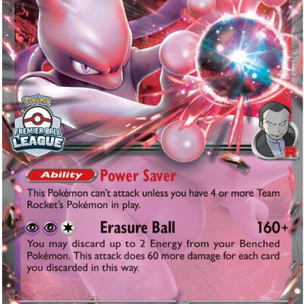 Team Rocket's Mewtwo ex (081/182) [League & Championship Cards]