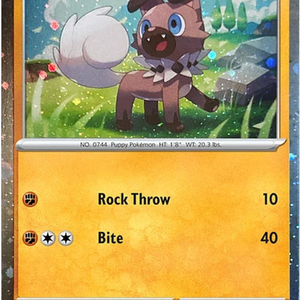 Rockruff (116/193) (Cosmos Holo) [Scarlet & Violet: Black Star Promos]