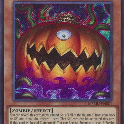 Pumpking the King of Grave Ghosts [MZMU-EN001] Secret Rare
