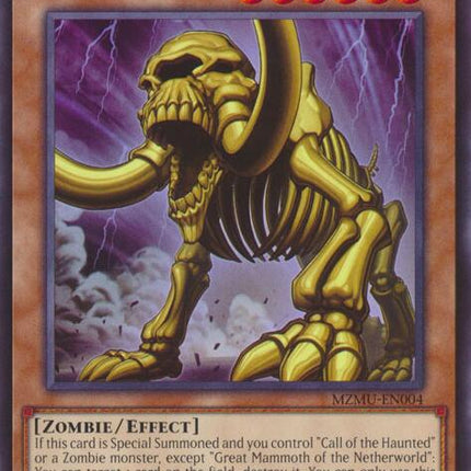 Great Mammoth of the Netherworld [MZMU-EN004] Rare