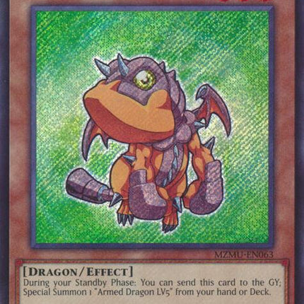 Armed Dragon LV3 [MZMU-EN063] Secret Rare
