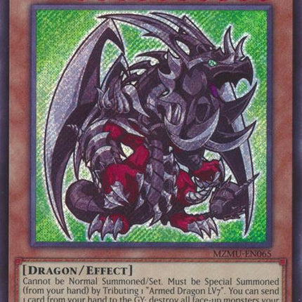 Armed Dragon LV10 [MZMU-EN065] Secret Rare