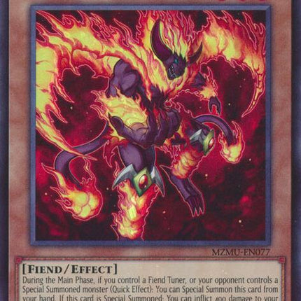 Red Lotus King, Flame Crime [MZMU-EN077] Ultra Rare