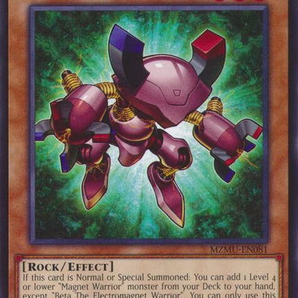 Beta The Electromagnet Warrior [MZMU-EN081] Rare