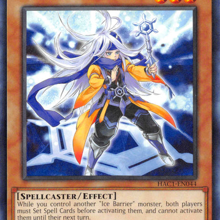 Warlock of the Ice Barrier (Duel Terminal) [HAC1-EN044] Parallel Rare