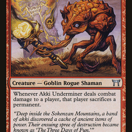 Akki Underminer [Champions of Kamigawa]