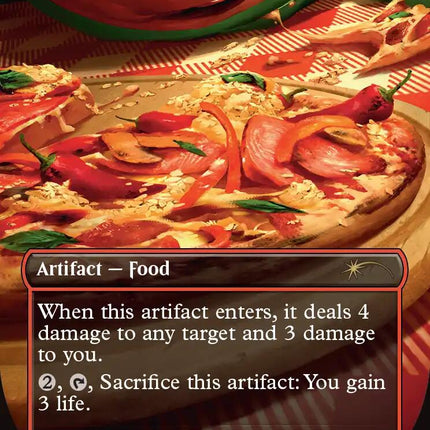 Spicy Oatmeal Pizza (Borderless) [Wizards Play Network 2026]