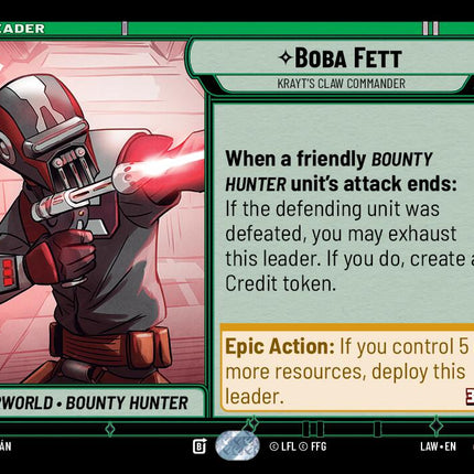 Boba Fett - Krayt's Claw Commander (7/264) (7/264) [A Lawless Time]