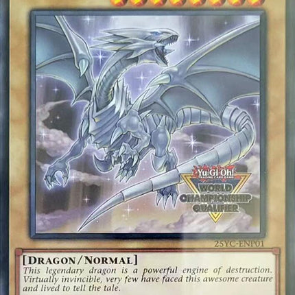 Blue-Eyes White Dragon (World Championship Qualifier) [25YC-ENP01] Rare