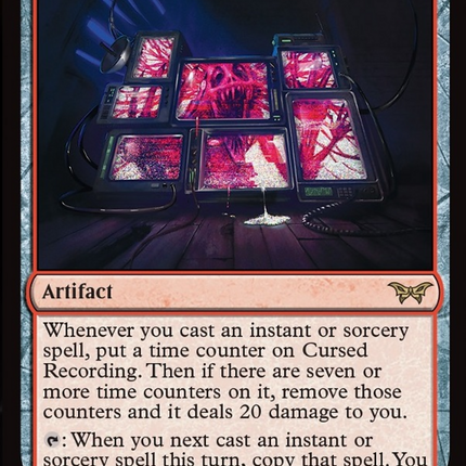 Cursed Recording (0131) [Duskmourn: House of Horror]