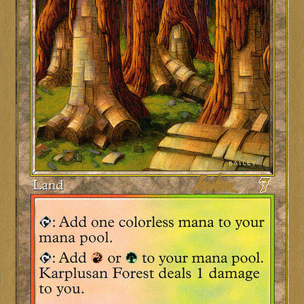 Karplusan Forest (Brian Kibler) [World Championship Decks 2002]