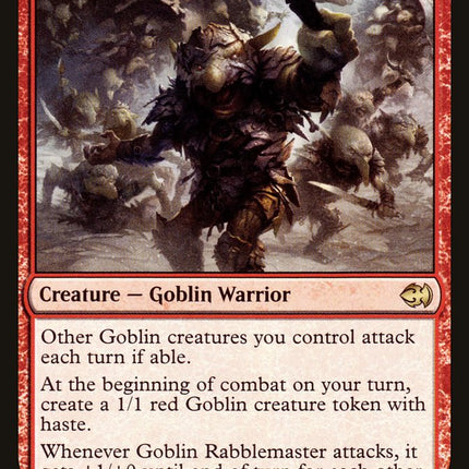 Goblin Rabblemaster [Duel Decks: Merfolk vs. Goblins]