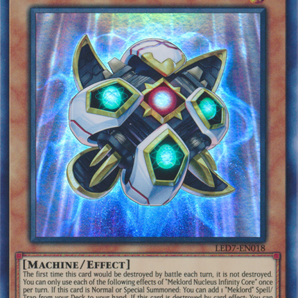 Meklord Nucleus Infinity Core [LED7-EN018] Super Rare