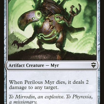 Perilous Myr [Commander Legends]