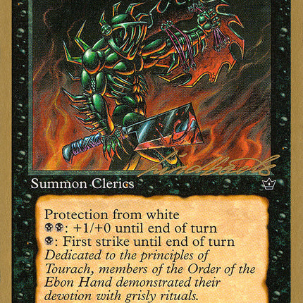 Order of the Ebon Hand (Spencer) (Leon Lindback) [Pro Tour Collector Set]