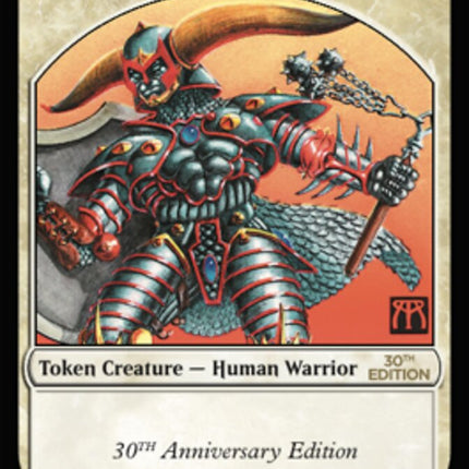 Human Warrior Token [30th Anniversary Tokens]